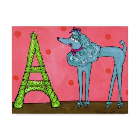 Cherry Pie Studios 'French Poodle' Canvas Art,24x32